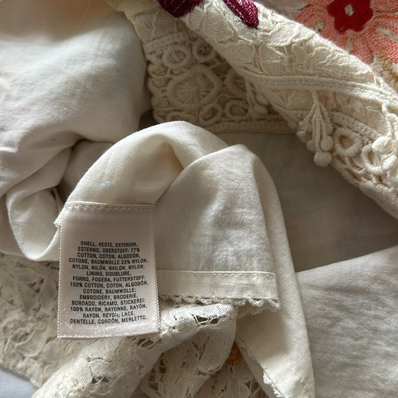 Anthropologie Maeve Embroidered Lace Skirt - Picture 5 of 8